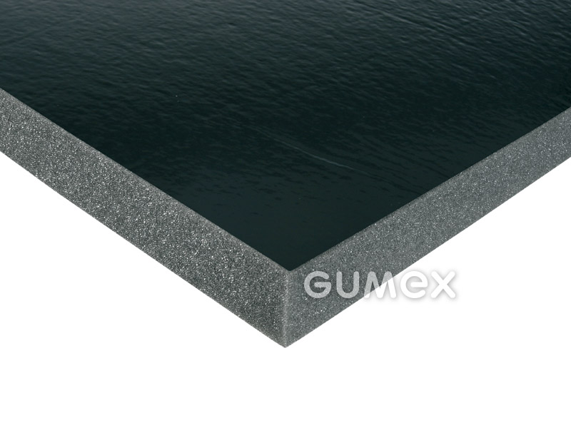 501 AIRPREN PELL mit Aufkleber/PU-Film, 15mm, 1500x15000mm, 25kg/m3, selbstverlöschend, anthrazit, 